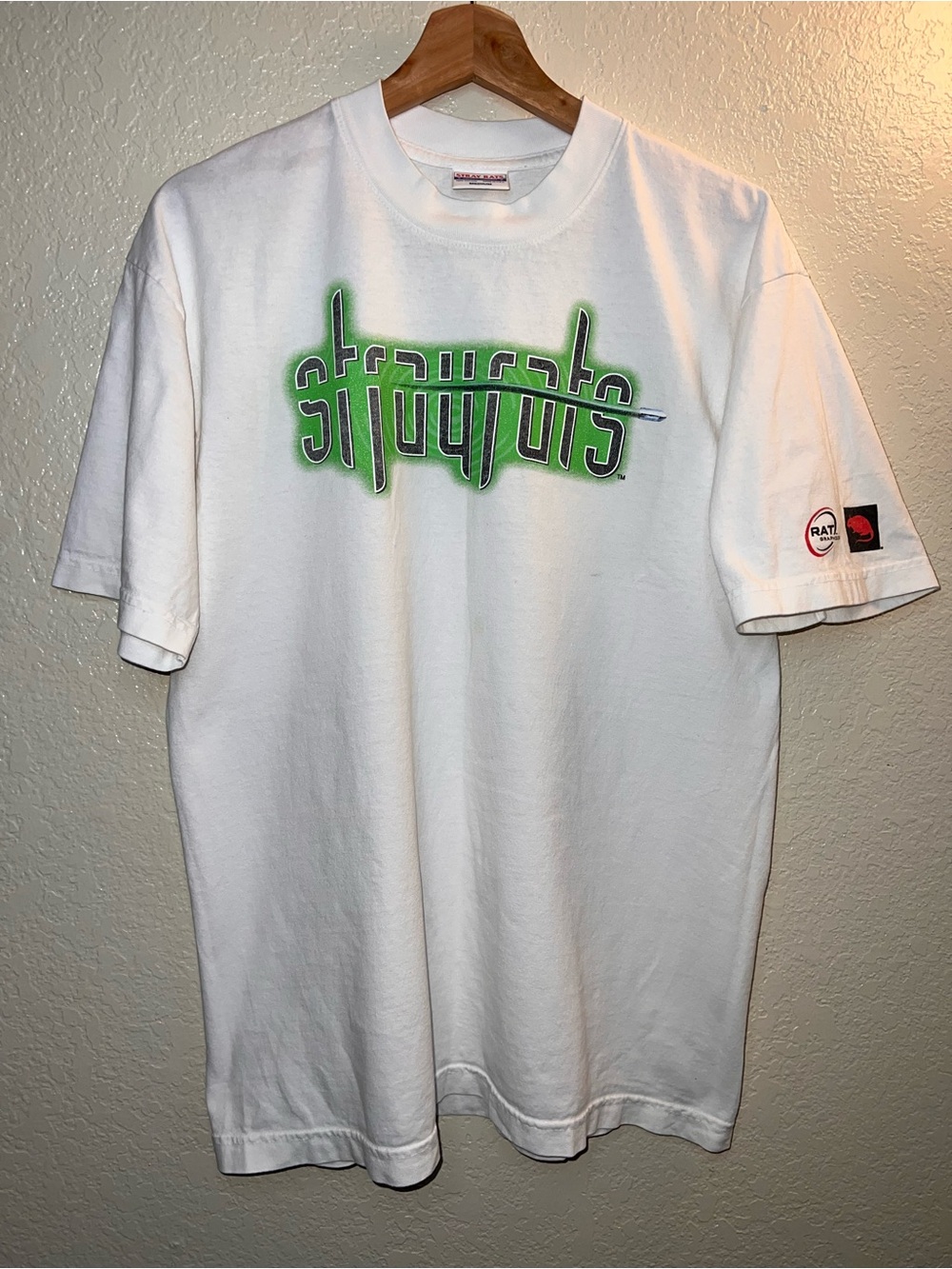 Stray Rats "Silence" Graphic Tee Size Medium